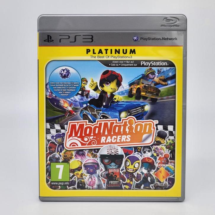 Mod Nation Racers - Playstation 3 PS3 - Platinum, Spelcomputers en Games, Games | Sony PlayStation 3, Zo goed als nieuw, Racen en Vliegen