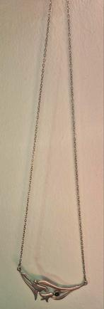 Zilveren ketting met vogels. 925., Sieraden, Tassen en Uiterlijk, Kettingen, Ophalen of Verzenden, Gebruikt, Zilver, Zilver