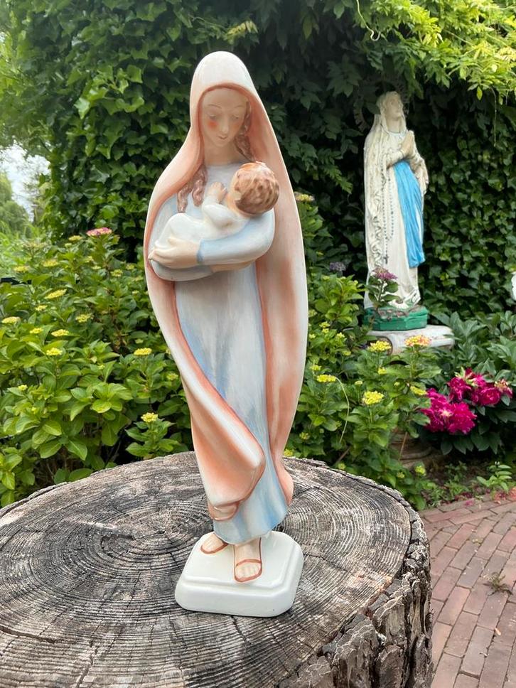 Zeldzaam Goebel Mariabeeld met Kind ❤️ Jaren 50, Antiek en Kunst, Antiek | Religie, Ophalen of Verzenden