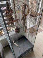 Vogelkooi 65x54x150 cm, Dieren en Toebehoren, Vogels | Hokken en Kooien, Ophalen, Zo goed als nieuw, Metaal, Vogelkooi