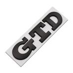 Volkswagen GTD Embleem Mat Zwart, Ophalen of Verzenden