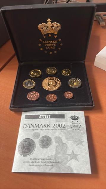 De probe set euro van Denemarken 2002 Oplage 20000 beschikbaar voor biedingen