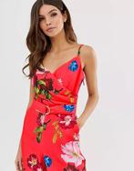 Ted Baker oversized jumpsuit rood bloemdessin Ted maat S, Nieuw, Ted Baker, Maat 36 (S), Verzenden