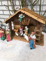Zéér oude vintage Kerststal porselein HEMA, Diversen, Kerst, Ophalen, Zo goed als nieuw