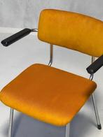 Gispen 1235 eettafelstoelen 11x vintage stoelen prijs p/stuk, Huis en Inrichting, Metaal, Gebruikt, Overige kleuren, Vintage