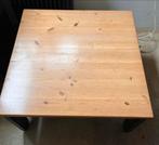 Houten salontafel - vierkant, Ophalen, Gebruikt, 50 tot 75 cm, Vierkant