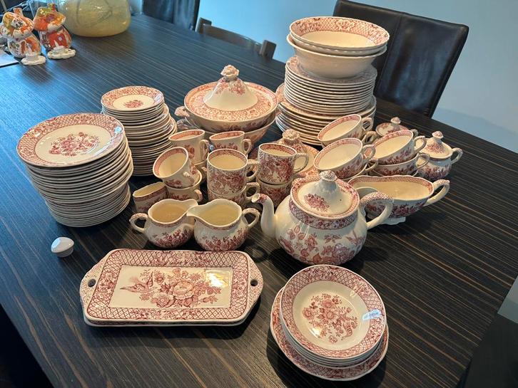 Servies China MASON'S PATENT IRONSTONE STAFFORD ENGLAND, Antiek en Kunst, Antiek | Servies los, Ophalen of Verzenden
