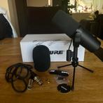 SHURE SM7B dynamische vocal studio microfoon +incl XLR kabel, Ophalen of Verzenden, Zo goed als nieuw, Studiomicrofoon