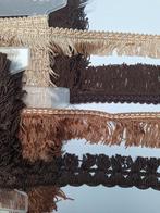 Vintage Franje Flosjes Band 4 haspels bruin caramel beige, Ophalen of Verzenden, Nieuw