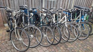 Partij fietsen dames en heren opknappers export  beschikbaar voor biedingen