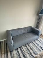 IKEA Klippan bank met bijpassende poef – grijs – goede staat, Ophalen, 150 tot 200 cm, Tweepersoons, 75 tot 100 cm
