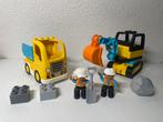 Duplo 10931 Truck en Graafmachine op Rupsbanden, Kinderen en Baby's, Speelgoed | Duplo en Lego, Ophalen of Verzenden, Zo goed als nieuw