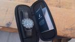 BOLDR Explorer II GMT Zwart quartz saffier, Sieraden, Tassen en Uiterlijk, Horloges | Heren, Overige merken, Leer, Staal, Polshorloge