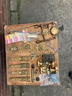 Leuke set, oa messing, oa beslag, vintage en antiek, Ophalen