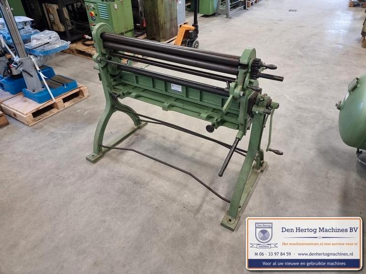 Zetbank kraalmachine wals combinatiebank kantelbank 1m, Doe-het-zelf en Verbouw, Gereedschap | Overige machines, Gebruikt, Ophalen