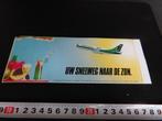 sticker TRANSAVIA Holland bv Uw snelweg naar de zon ., Ophalen, Zo goed als nieuw, Bedrijf of Vereniging