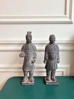 Chinese Terracotta Krijger Beeldjes - Decoratief, Antiek en Kunst, Ophalen of Verzenden