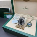 Rolex Datejust 41 – Zwarte wijzerplaat – Full Set – 2017, Ophalen, Zo goed als nieuw, Staal, Rolex