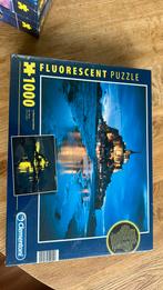 Fluorescent Puzzel Clementoni 1000 Stk Le Mont Saint Michel, Ophalen of Verzenden, Nieuw, Legpuzzel