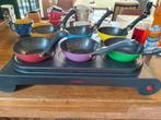 Tomado wok/ crêpe set, Witgoed en Apparatuur, 3 kookzones of minder, Ophalen of Verzenden, Zo goed als nieuw, Vrijstaand
