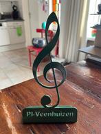 Metalen muzieknoot PI Veenhuizen, Ophalen of Verzenden, Overige soorten, Nederland, Miniatuur of Beeldje