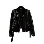 Flamant Rose | Biker jasje zwart met studs | Maat XL, Kleding | Dames, Verzenden