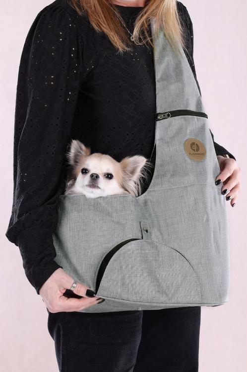 Hondentas buikdrager Kanga grijs - max 5 kg -nu voor € 29,95, Dieren en Toebehoren, Honden-accessoires, Nieuw, Ophalen of Verzenden