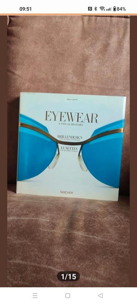 Moss Lipow Eyewear book Taschen brillen design boek, Boeken, Kunst en Cultuur | Fotografie en Design, Ophalen of Verzenden
