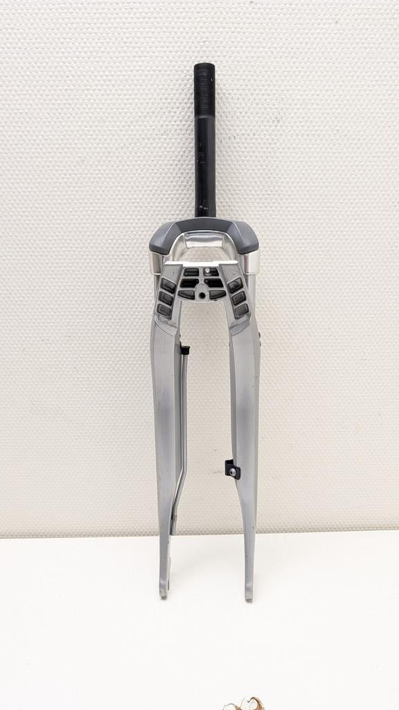 Gazelle geveerde voorvork 1 inch grijs, Fietsen en Brommers, Fietsonderdelen, Ophalen of Verzenden, Algemeen, Voorvork