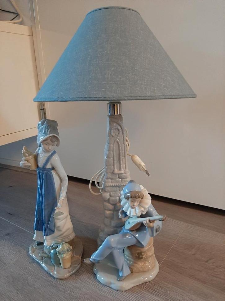 Vintage Nao by  Liadro Porseleinen beeldjes, Huis en Inrichting, Lampen | Tafellampen, Minder dan 50 cm, Ophalen of Verzenden