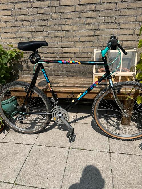 Giant Track vintage MTB met zgan banden in perfecte staat, Fietsen en Brommers, Fietsen | Mountainbikes en ATB, Zo goed als nieuw