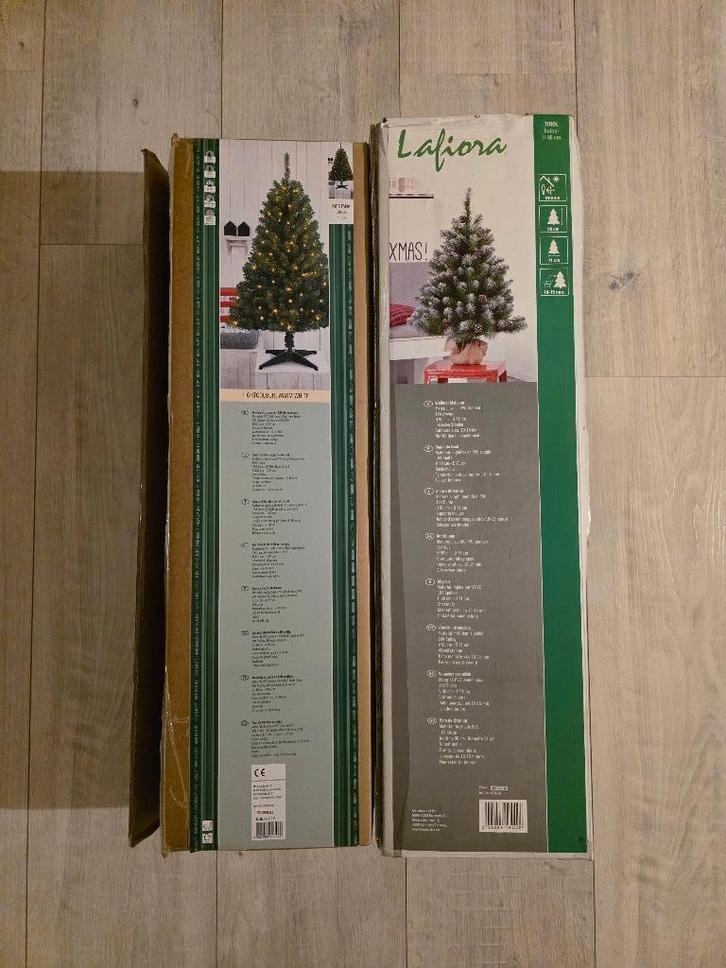 Kerstbomen, 90 en 120 cm, Diversen, Kerst, Zo goed als nieuw, Ophalen