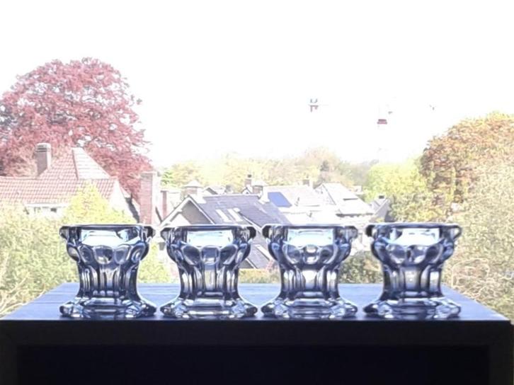 Kandelaar Sfeerlicht (3x2) VCM Reims Art Deco Vintage, Antiek en Kunst, Antiek | Kandelaars, Glas, Ophalen of Verzenden