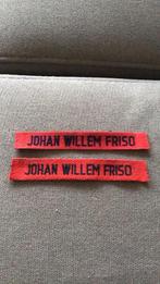 Straatnaam Johan Willem Friso, Ophalen of Verzenden, Landmacht, Nederland, Embleem of Badge