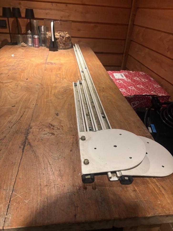 dakrails imperiaal montagegoot bedrijfswagen lengte 280 cm, Auto diversen, Dakdragers, Gebruikt, Ophalen