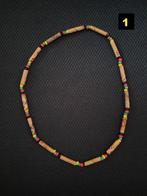 Reggae rasta ketting, elastisch, kokos. 2 soorten (Nieuw), Ophalen of Verzenden, Nieuw, Overige materialen