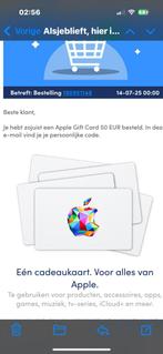 50 euro apple kaart, Verzenden, Nieuw