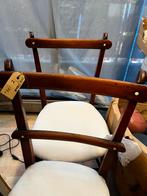 Antieke Engelse Stoelen Set van 2, Gebruikt, Bruin, Ophalen of Verzenden, Vier