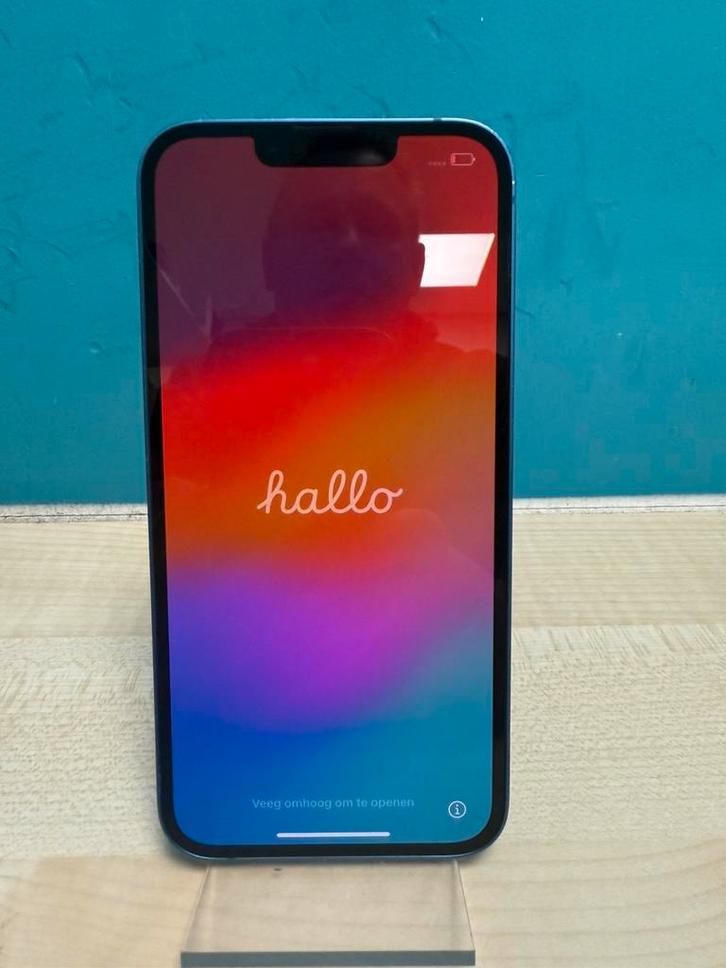 Apple iPhone 13 256GB Midnight - 2e hands - 90%, Telecommunicatie, Mobiele telefoons | Apple iPhone, Zo goed als nieuw, 128 GB