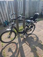 Sparta moederfiets met kinderzitjes voor en achter, Fietsen en Brommers, Fietsen | Dames | Moederfietsen, Ophalen, 2 zitjes, Gebruikt