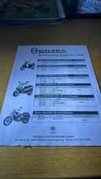 Gilera prijslijst 1998, Ophalen of Verzenden
