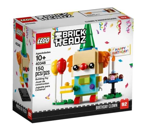 Lego BrickHeadz Verjaardagsclown (40348) NIEUW, Kinderen en Baby's, Speelgoed | Duplo en Lego, Nieuw, Lego, Complete set, Ophalen of Verzenden