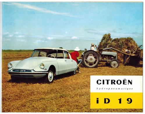 Folder Citroën ID 19 uit 1959, Boeken, Auto's | Folders en Tijdschriften, Gelezen, Citroën, Verzenden