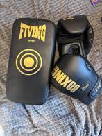 FIVING Sport Bokshandschoenen & Stootkussen Set, Ophalen of Verzenden, Zo goed als nieuw, Bokshandschoenen