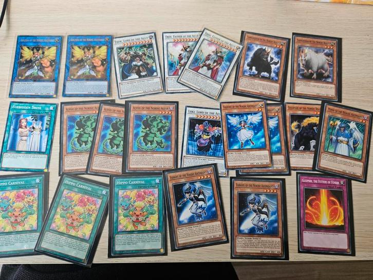 Yu-Gi-Oh! Nordic Support Kaarten, Hobby en Vrije tijd, Verzamelkaartspellen | Yu-gi-Oh!, Gebruikt, Meerdere kaarten, Foil, Ophalen of Verzenden