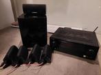 Subwoofer Harman Kardon, 5 speakers en Pioneer receiver, Audio, Tv en Foto, Home Cinema-sets, 70 watt of meer, Gebruikt, Pioneer