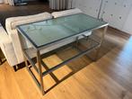 Tafel met 2 etages, winkel tafel rvs/staal, Ophalen, 100 tot 150 cm, Zo goed als nieuw, Metaal