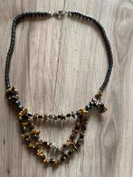 Hematiet magnetiet tijgeroog tigereye ketting edelsteen, Sieraden, Tassen en Uiterlijk, Kettingen, Ophalen of Verzenden, Zo goed als nieuw