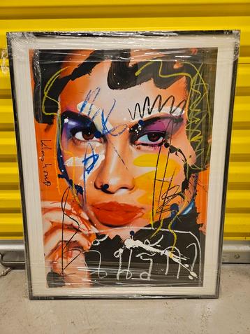 Peter Klashorst acryl op papier  beschikbaar voor biedingen