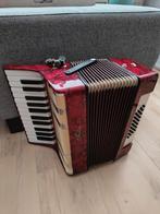 Studieaccordeon, Muziek en Instrumenten, Accordeons, Gebruikt, Toetsaccordeon, Met koffer, Ophalen